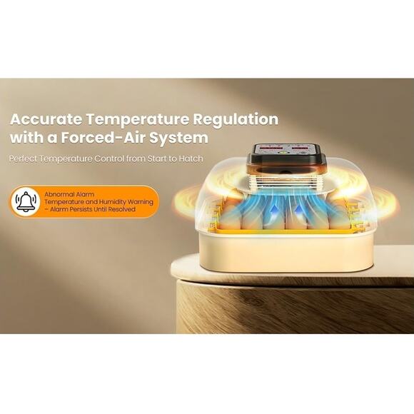 30 Egg Incubator with Humidity Display, Egg Candler, Automatic Egg Turner - Picture 8 of 8